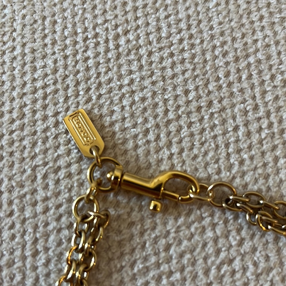 COACH charm necklace - Picture 5 of 5